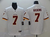Youth Nike Redskins 7 Dwayne Haskins White 2019 NFL Draft First Round Pick Vapor Untouchable Limited Jersey,baseball caps,new era cap wholesale,wholesale hats